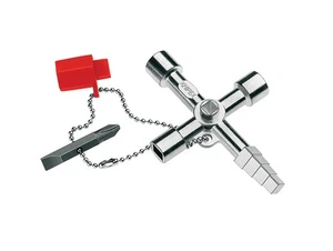Knipex Profi-Clé 11 Voie Armoire Contrôle Clé KPX001104 - Foto 1 di 1