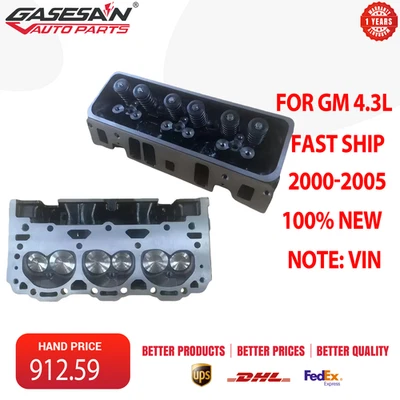 New Cylinder Head For 2000-2005 GM Hummer Chevy S10 Astro Blazer Savana 4.3L OHV - Image 1 of 4