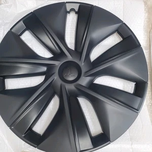 FORAUTOMOD Tesla Model Y 19" Wheel Covers – Matte Black – Set of 4 – ABS Snap-OB - Picture 1 of 13