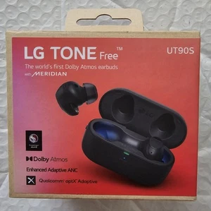 LG TONE FREE-UT90S / Bluetooth earphones/Black / Express - Picture 1 of 3