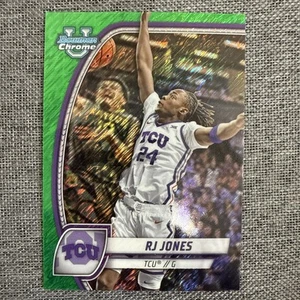 2024-25 Bowman Chrome University U Green Shimmer Refractor #84 RJ Jones - Bild 1 von 2