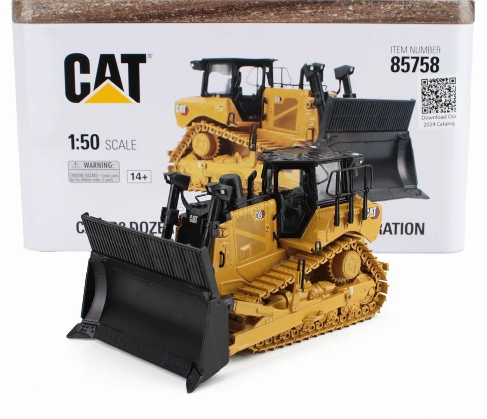 1/50 DM-MODELS - CATERPILLAR - CATD8 RUSPA CINGOLATA - DOZER SCRAPER TRACK 85758 - Immagine 1 di 1