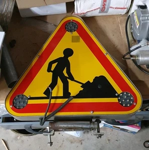 Baustellenschild LED  Warndreieck 12V KFZ - Bild 1 von 1