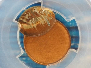 1994 D, Lincoln Memorial Penny, PCGS MS64 Red, 80% Off Center, O/C, Error - Picture 1 of 4