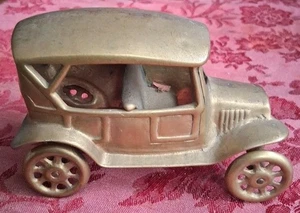 VTG Solid Brass Early Model Ford Automobile - Picture 1 of 7