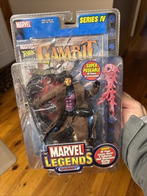 Figura Toy Biz Marvel Legends X-Men GAMBIT Serie IV 2003 ¡Nueva en Caja con Cómic! Foto 1 de 3