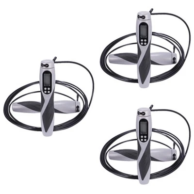  Set of 3 Springseil Mit Zähler Elektronisches Zählen Des Sprungseils - Bild 1 von 4