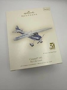 Hallmark CESSNA 195 Keepsake Ornament 2007 Sky's the Limit Series #11 - Picture 1 of 1