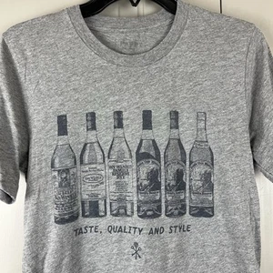 Pappy Company Hemd Herren Small grau blau Logo Van Winkle Bourbon Whiskey Grafik - Bild 1 von 7