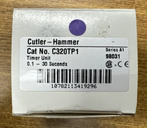 CUTLER HAMMER C320TP1 PNEUMATIC TIMER 0.1 - 30 SECONDS **NEW IN BOX** - Picture 1 of 8