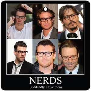 CELEBRITY NERDS Auto Lufterfrischer / Duftaufhanger - Bild 1 von 2