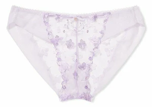 VICTORIAS SECRET BODY BY VICTORIA SHEER FLORAL EMBROIDERED BIKINI PANTY XS S M L - Picture 1 of 4