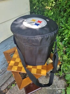 PICNIC TIME NFL Bongo Portable Cooler & Seat.Cooler Tote Collapsible Cooler Bag - Picture 1 of 5