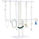 Stand Necklace Holder, Acrylic Jewelry Display Holder, Necklace and Bracelet