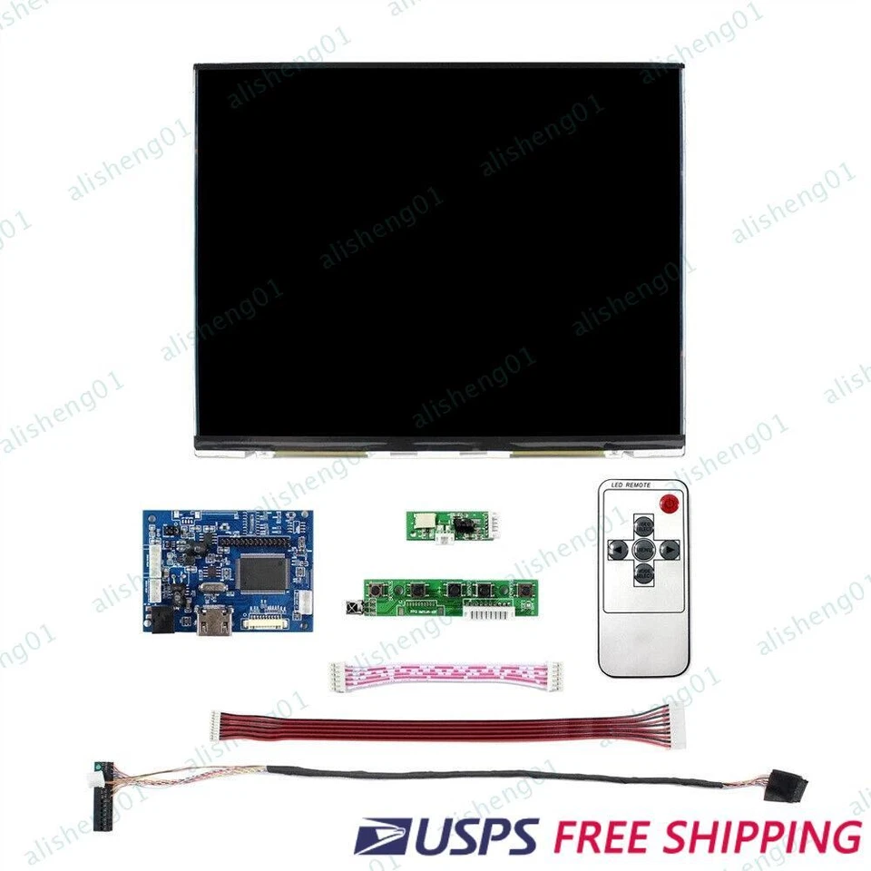 10.4" LTD104EDZS 1024x768 4:3 LCD Screen with HDMI LCD Controller Board - Image 1 of 4
