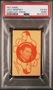 Jack Dempsey 1927 W560 corte a mano Joker PSA 4 - Imagen 1 de 2