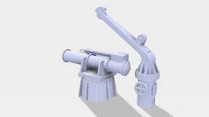 L'Arsenal Models 1/350 TLT 550mm SINGLE TUBE VERSION & STEM (2) 3D Printed Set - Picture 1 of 1