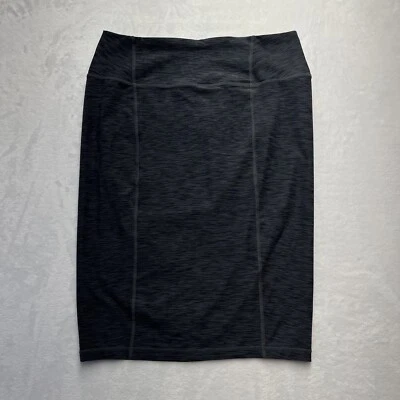 Saia Vértice Feminina PrAna Comprimento do Joelho Pequena Urze Cinza Athleisure Elástica - Imagem 1 de 4