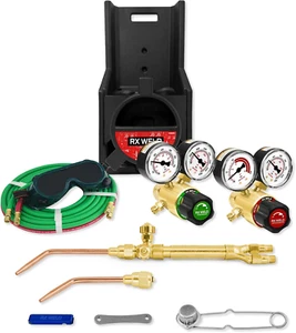 Light Duty Brazing Hvac Torch Kit Oxy Acetylene Torch Set, Cylinders Not Include - Picture 1 of 6