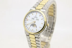 Concord Imperial  15.17.210 Steel & Gold Calendar Moon Phase, Gents 33 mm Watch - Picture 1 of 7