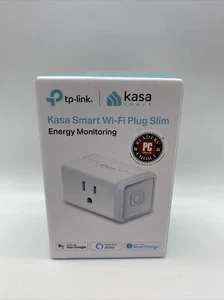 TP-Link Kasa Smart Wi-Fi Plug slim With Energy Monitoring- White, voice control - Picture 1 of 4