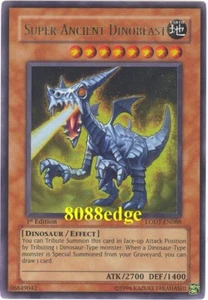 YuGiOh "SUPER-ANCIENT DINOBEAST" LODT-EN088 Yu-Gi-Oh! UNLIMITED ULTRA RARE GOLD - Picture 1 of 1