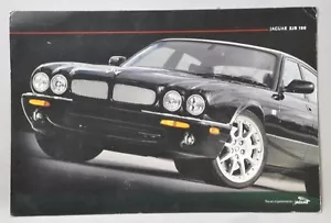 Brochure Jaguar 2002 XJR 100 pagina singola - Foto 1 di 2