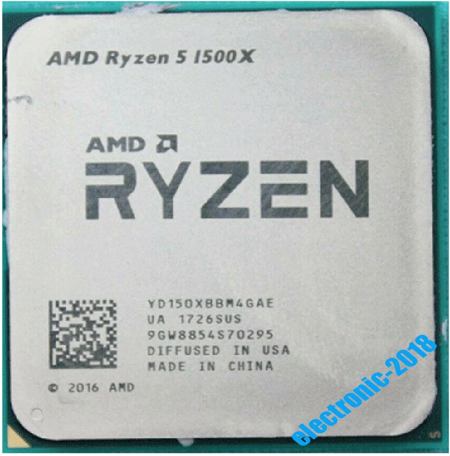 AMD Ryzen 5 1500X R5-1500X 3.5-3.7 GHz 4-Core 65W Socket AM4 CPU Processor - Image 1 of 1
