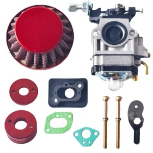 15mm Carburetor Carb Upgrade Kit Air Filter Manifold Inatake Pipe Inlet Alloy - Bild 1 von 6