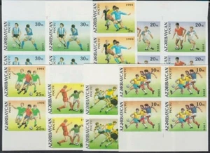 F-EX15607 AZERBAIJAN RUSSIA MNH 1994 IMPERF PROOF SOCCER WORLD CUP, FUTBOL. - Picture 1 of 1