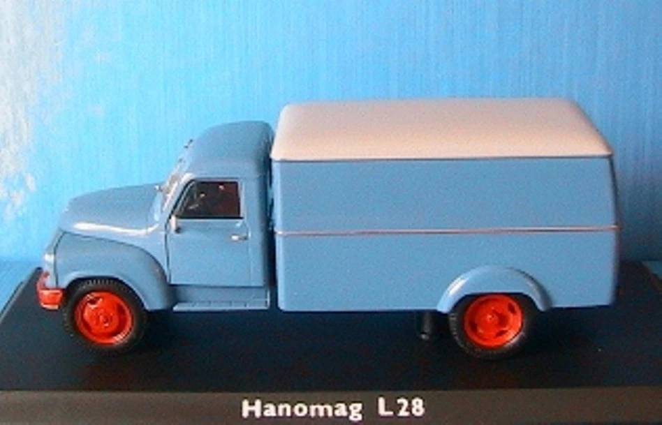 HANOMAG L28 KOFFER LKW SCHUCO 02931 1/43 CAMION TOLE TRUCK - Immagine 1 di 1