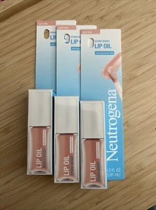 3)NEUTROGENA LIP OIL LIGHT PINK HYDRO BOOST WITH HYALURONIC ACID 0.2 FL. OZ. NIB - Picture 1 of 8