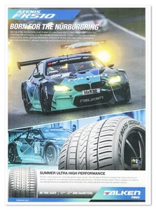 Print Ad Falken Tires Azenis FK510 Nurburgring 2018 Magazine Advertisement - Picture 1 of 4