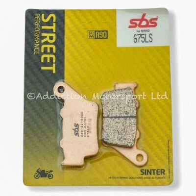 SBS Sinter Rear Brake Caliper Pads for Aprilia Dorsoduro 1200 ABS 2011-14 675LS - Image 1 of 2