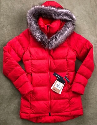 NWT The North Face Women XS Dreamer Parkina 600 Down Winter Jacket Coat Red New - Image 1 of 4
