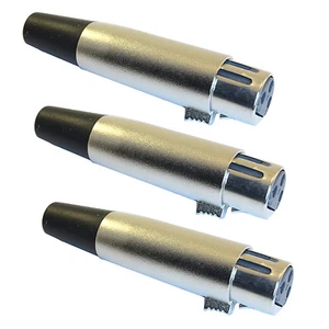 Conector hembra XLR 3 PK proveedor de EE. UU. cable de audio profesional 4019F-3 - Imagen 1 de 2