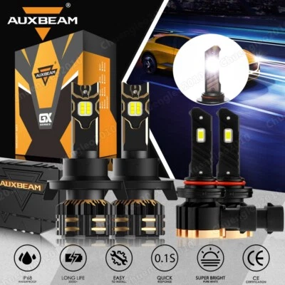 Faróis de LED altos baixos + lâmpadas de neblina para Dodge Nitro 2007-2009 AUXBEAM Canbus 6000K - Imagem 1 de 4