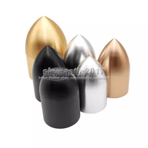 2x Plastic Bullet Head Dust Cap All Aluminum Dust Cap Cover Speaker Repair Part - Picture 1 of 15