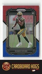 2022 Panini Prizm #337 Romeo Doubs Packers Red White and Blue Prizm RC Rookie - Picture 1 of 2