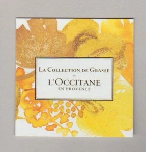 Carte publicitaire - advertising card - La Collection de Grasse de L'Occitane - Imagen 1 de 1