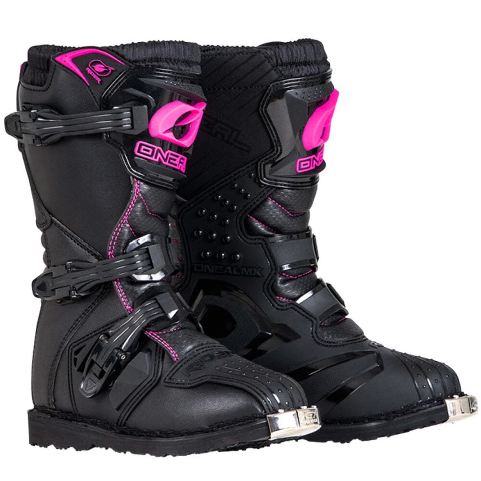 Botas O'Neal Rider negras/rosa para mujer 10 - 0325-710 Foto 1 de 1