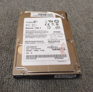 Seagate ST973451SS A3C40086457 Savvio 15K 73.4GB 15000RPM 3Gbps 16MB 2.5" Intern - Picture 1 of 7