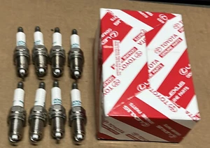 01-07 LEXUS GS430 SPARK PLUGS, (SET OF 8) (GENUINE OEM PARTS) - Picture 1 of 1