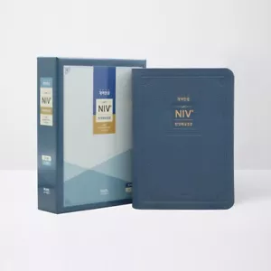 Koreanisch-Englisch NIV Studienbibel - kleine Größe (S) - blaue christliche Kirche - Bild 1 von 7