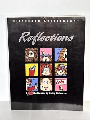 1991 1ST ED. INSCRIBED & ✍ SIGNED by CATHY GUISEWITE w/ ORIG Sketch REFLECTIONS - Image 1 of 4
