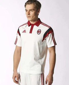 adidas Men's/ Boy's AC Milan Training Polo Shirt 2014/15 (F83774) - Picture 1 of 4