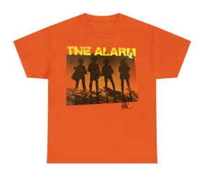 Lo último HOT MIKE PETERS Siganture THE ALARM Camisa Algodón Color Naranja Talla Completa - Imagen 1 de 3