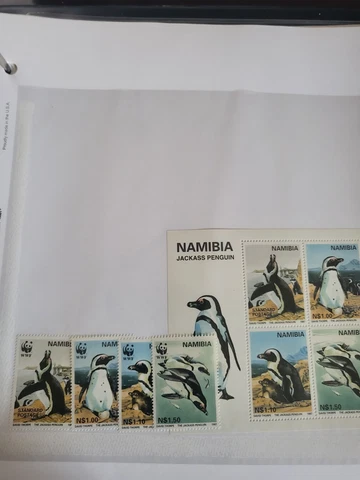 Stamps Namibia Scott #821-4a never hinged Cover