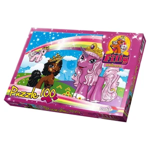 Noris 606037371 - Filly Unicorn - Auf dem Weg, 100 Teile Puzzle - Foto 1 di 3