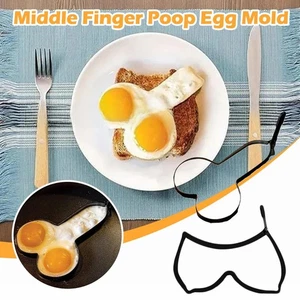 Funny Middle Finger Egg Mold,DIY KitchenAccessories,Unique Mold ShapedEggs L2A2 - Picture 1 of 20